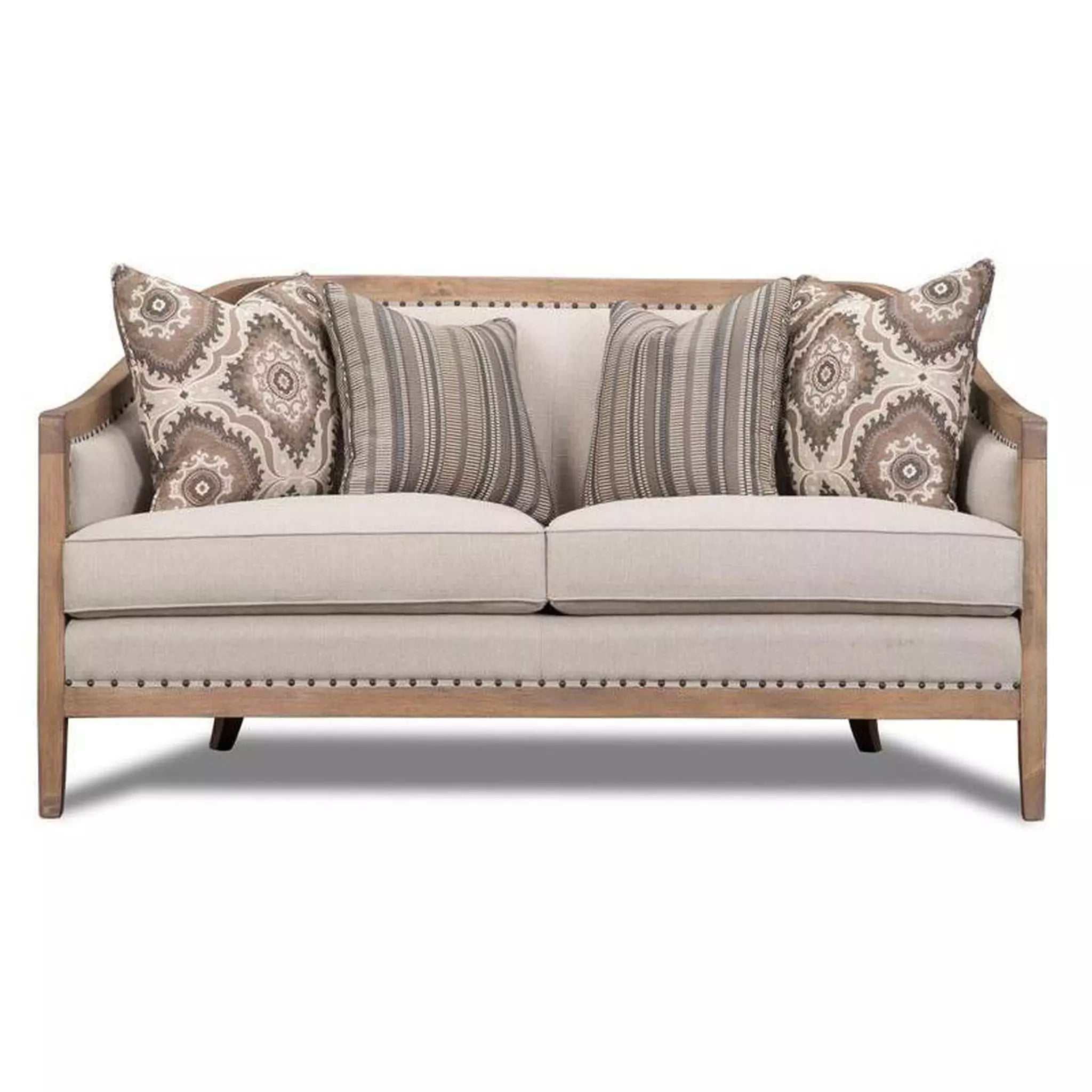 Colburn Stationary Fabric Sofa Set