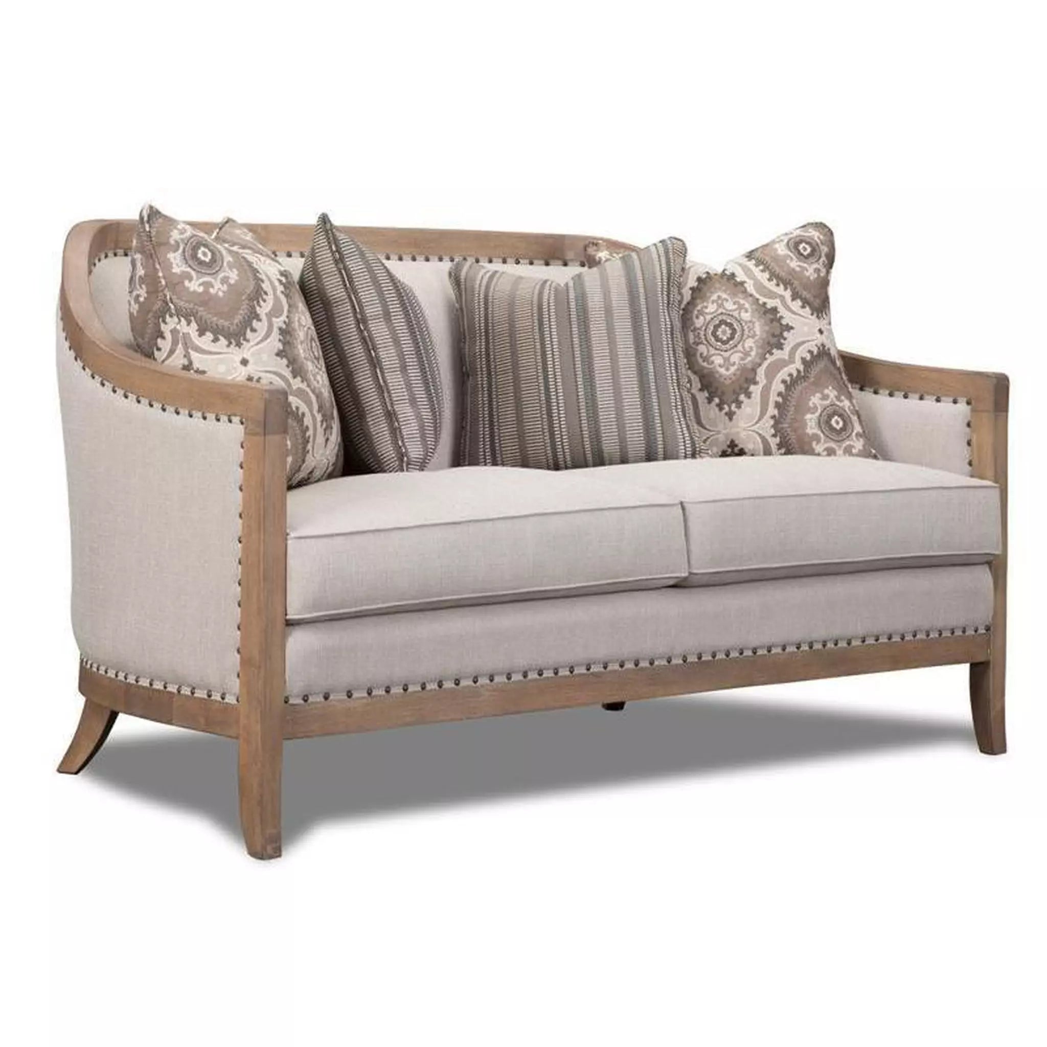Colburn Stationary Fabric Sofa Set