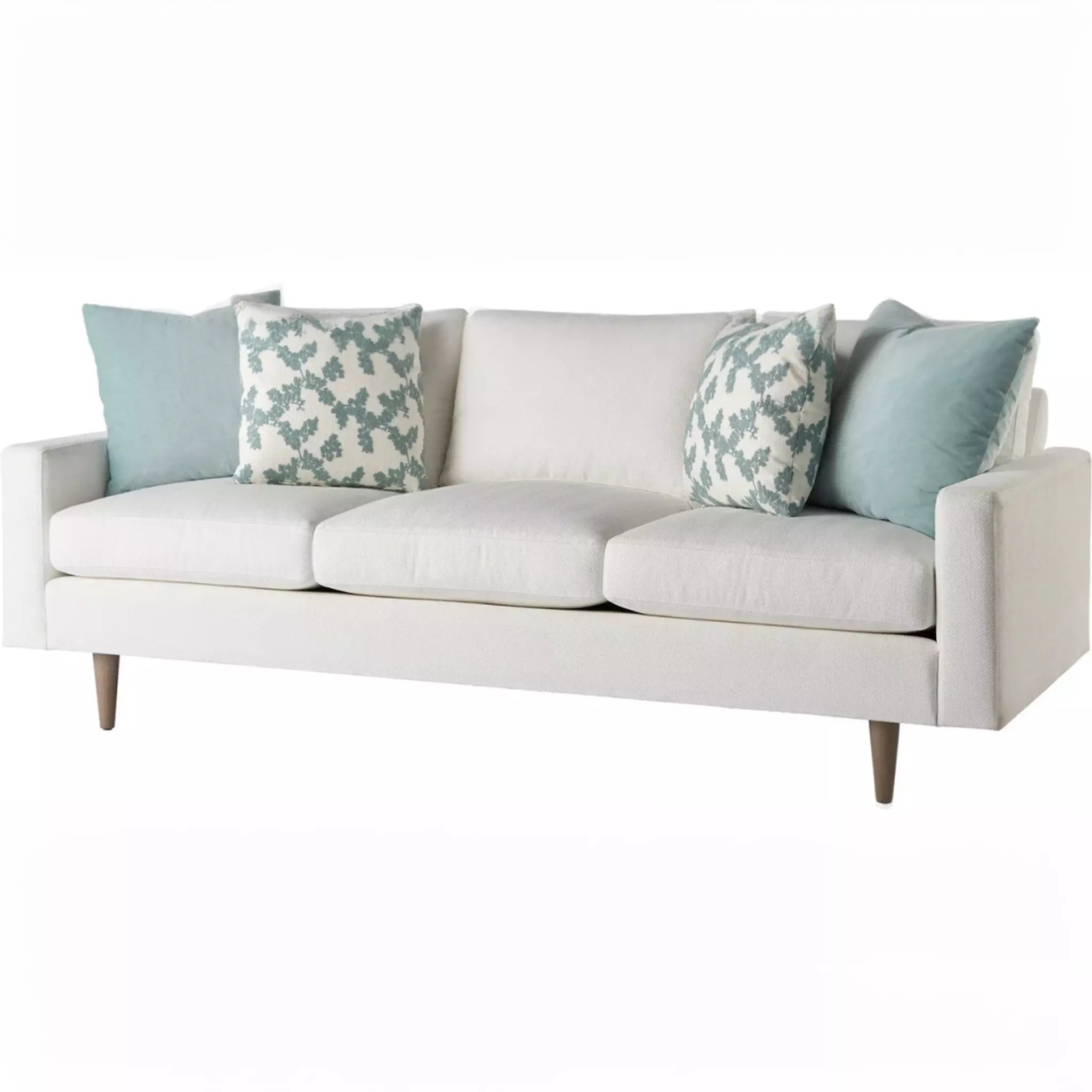 Brentwood White Lacquer Sofa Set